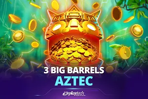 Playtech : 3 Big Barrels Aztec - STAYSLOT168