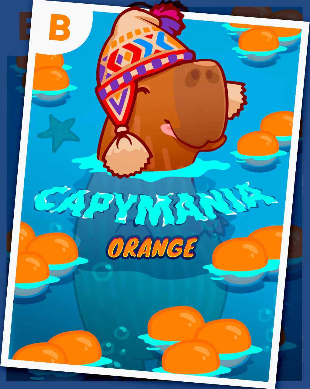 Capymania Orange - STAYSLOT168